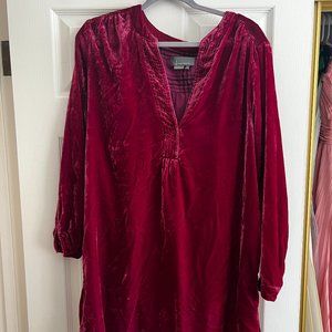 Anthropologie Velvet Tunic